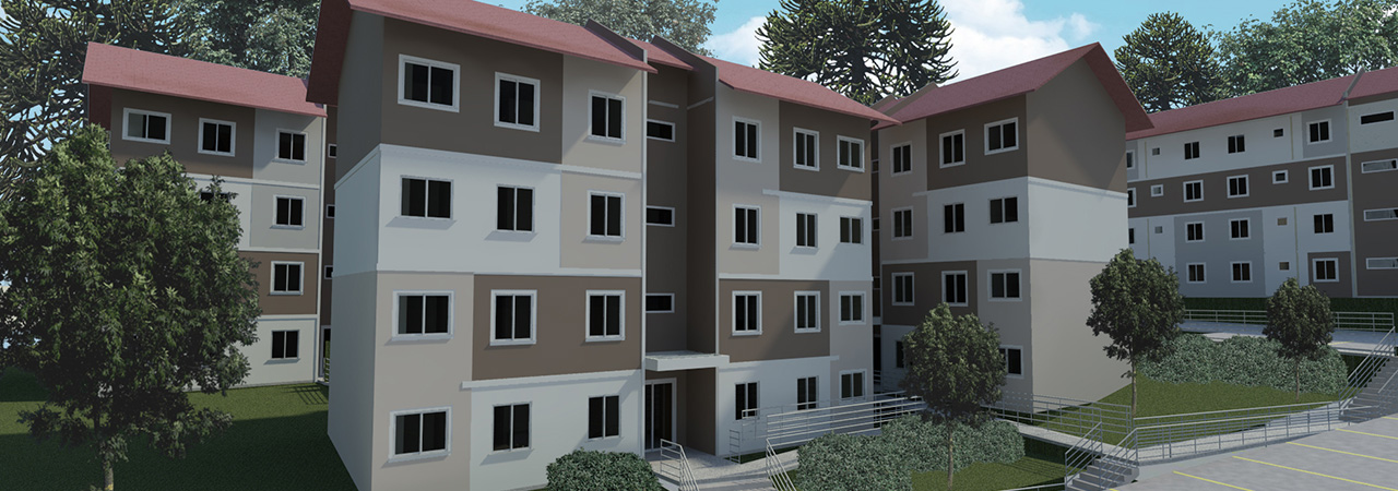 Conjunto habitacional - habitação popular - edifício residencial - projeto mercado imobiliário