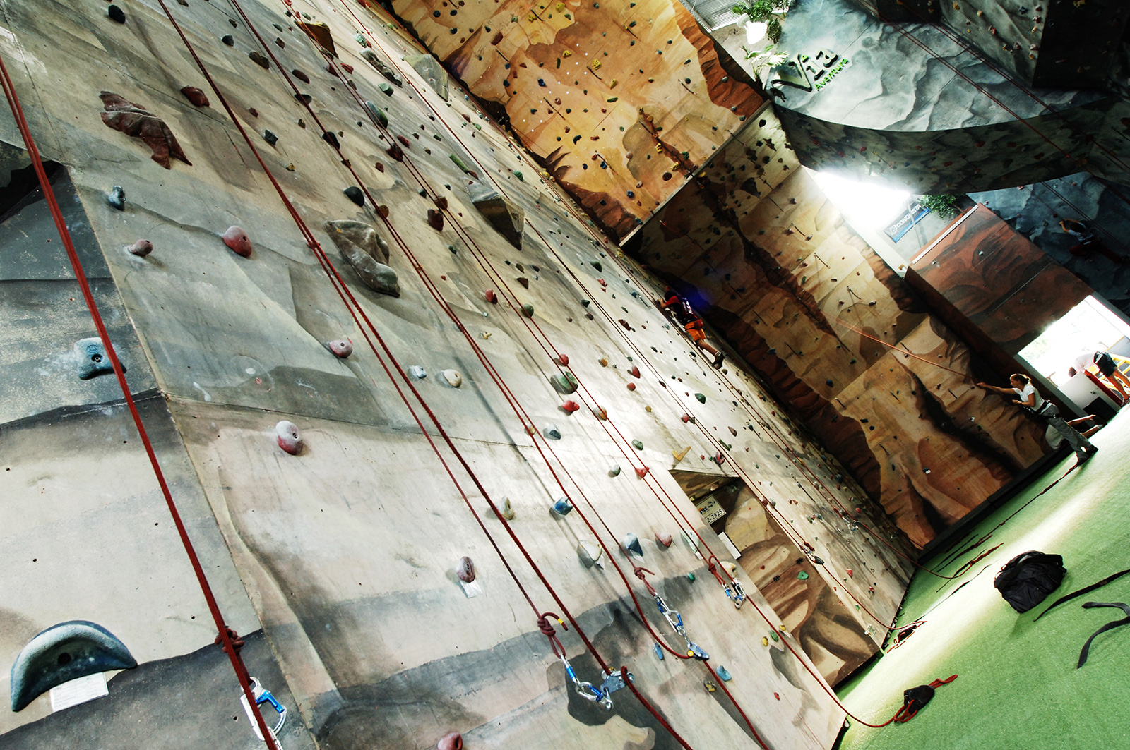 Projeto de academia de escalada esportiva em Curitiba - área interna